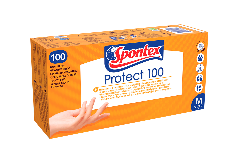 guantes de latex spontex